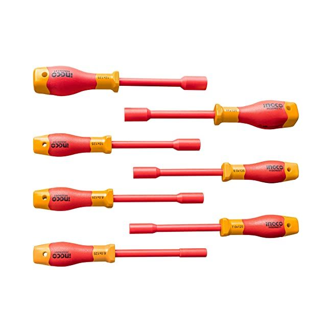 INGCO Insulated Nut Screwdriver Set 7Pcs HTM-HKISD0701