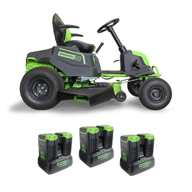 Greenworks 60V Pro 42” Ride-On Lawnmower 7400707AU
