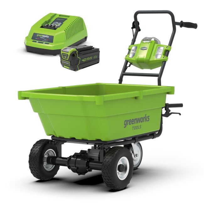 Greenworks 40V 4.0Ah Garden Cart Kit 7401107AU