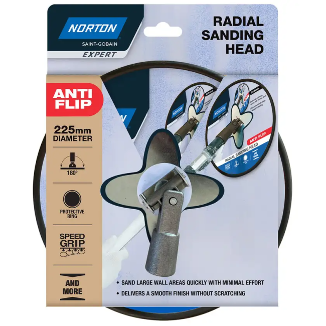 Norton 225mm Expert Radial Sanding Head 66254466032
