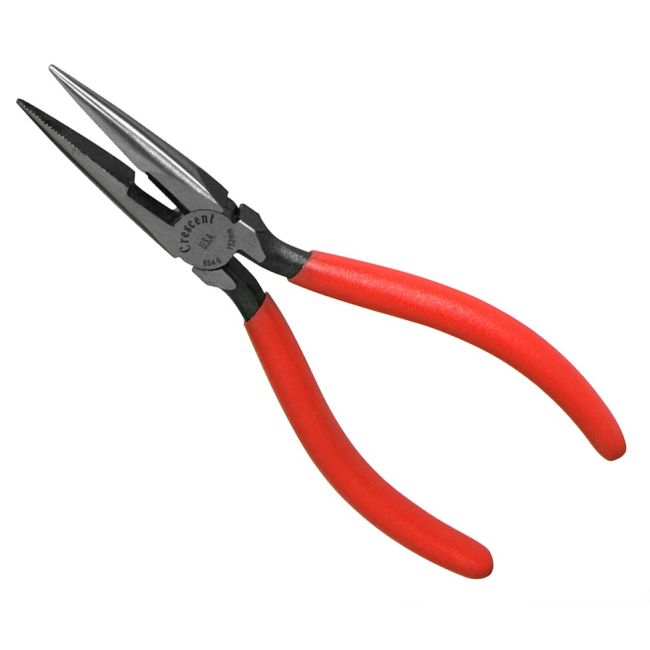 Crescent Long Nose Pliers 180mm with Cushion Grip 654-7CV Made in Aust