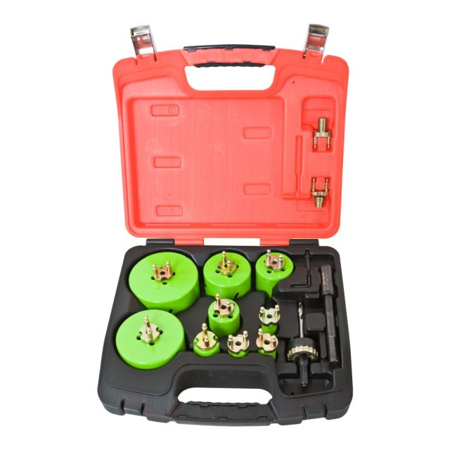 Crescent Hole Saw Kit 23 Piece Re-Load HD Quick Change Electricians Set CRLE9HD