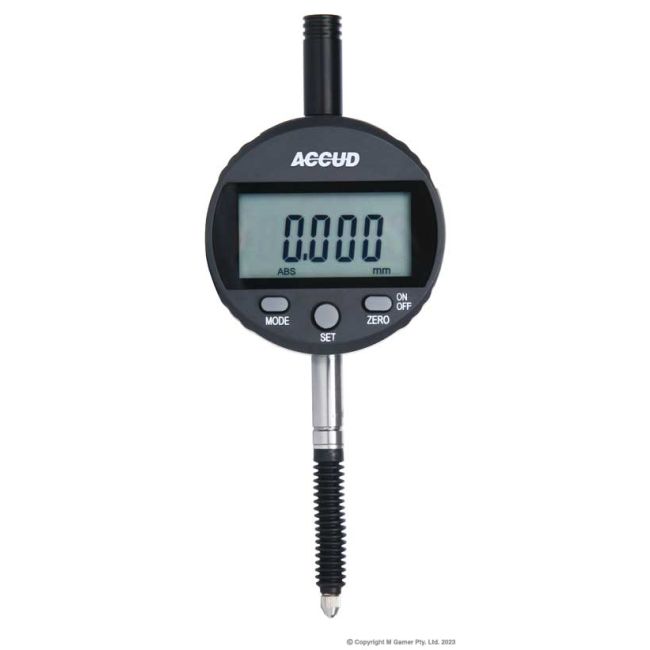 Accud 250mm Waterproof Digital Indicator AC-213-010-01