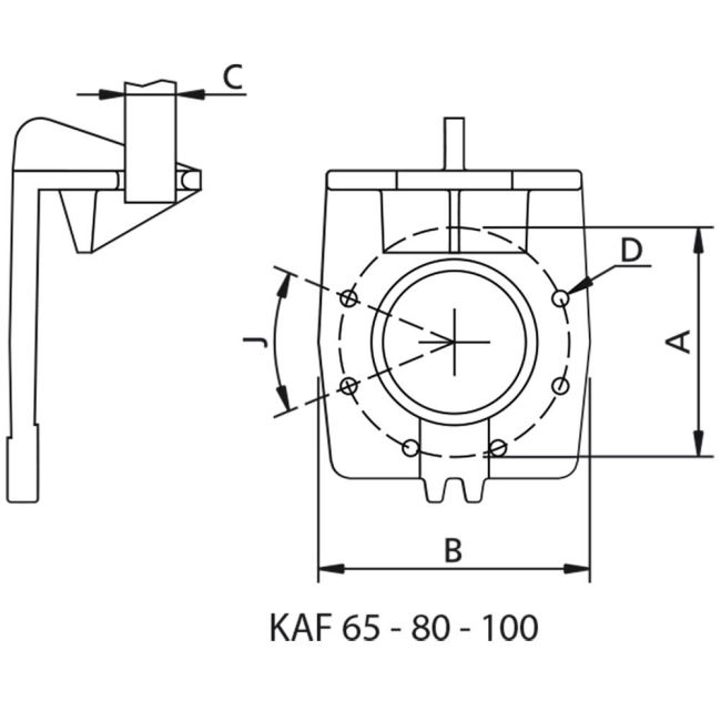 Pumps ZEN-FLT65 - ADAPTOR FLYGT 65MM ZEN-FLT65
