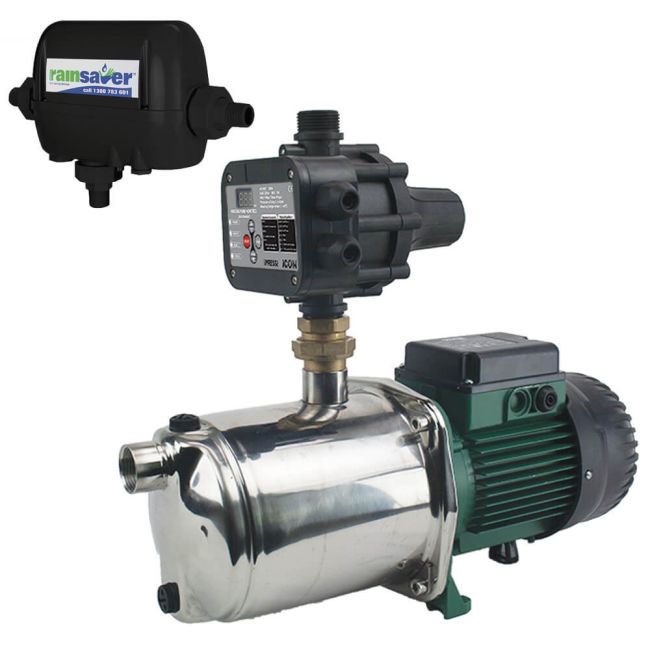Bianco PUMP CHANGEOVER RS4E SURFACE MOUNTED CLEAN WATER 80L/MIN 41M 550W RS4E-EUROINOX30/50MPCI