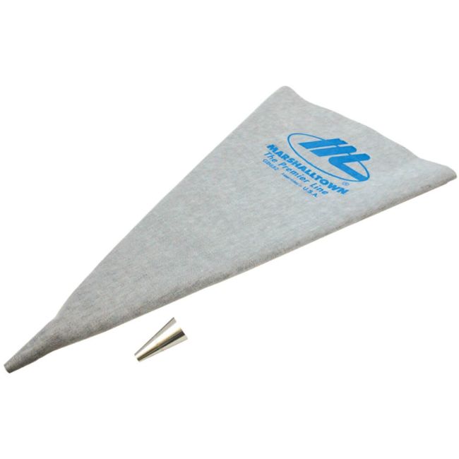 Marshalltown Vinyl Grout Bag with Metal Tip Heavy Duty 17818
