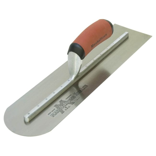 Marshalltown FINISHING TROWEL 356MM X 102MM ROUND FRONT DURASOFT HANDLE MTMXS64RED - 13899