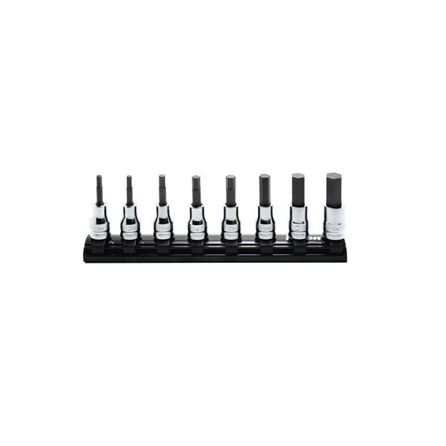 Koken Socket Set Inhex On Magnetic Rail 3/8Dr 3-12MM X 50MM 8PC KORS3010MZ/8-L50