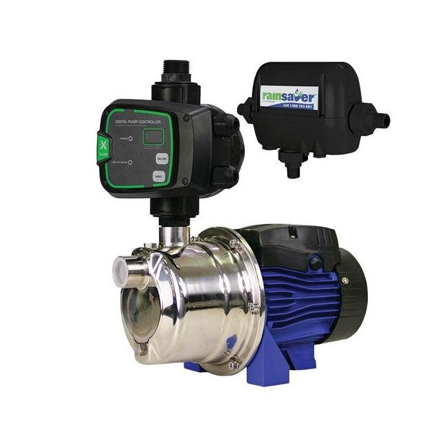 Rainsaver MK4e Pump Kit Clean Water Domestic 68L/Min 46M 750W 240V RS4E INOX90S2NXT