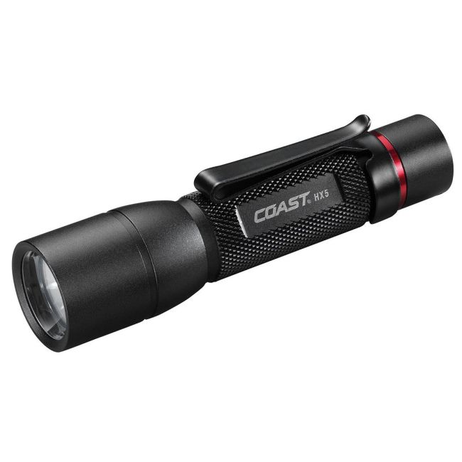 Coast LED Torch Flashlight 130 Lumens Focusing Pure Beam Focusing Optic COAHX5