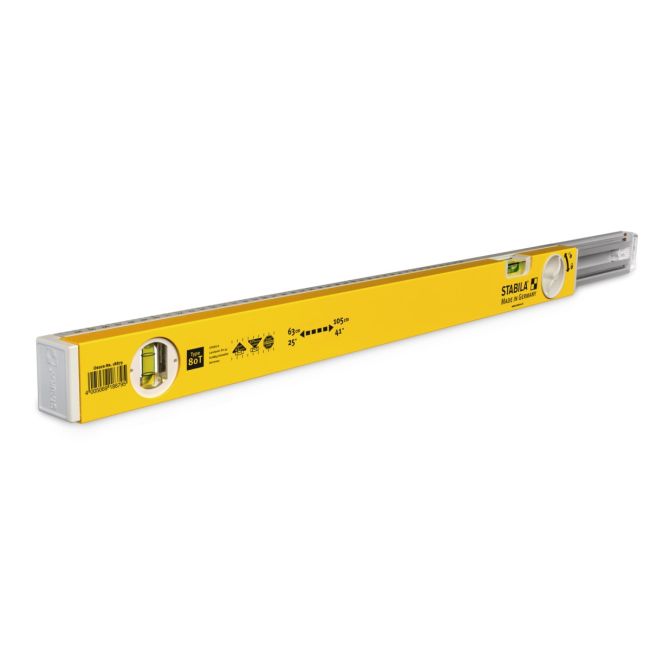 STABILA 800 - 1270mm 80T Series Extendable Telescopic Spirit Level 80T/80-127