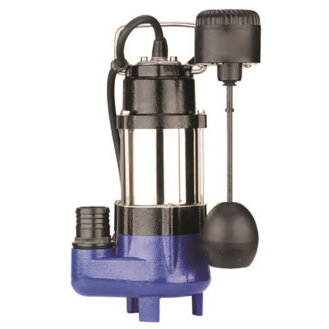 Bianco 150LPM 7.5M Submersible Vortex Pump B25VAS2-FIXEDFLOAT-VORTEX-PUMP