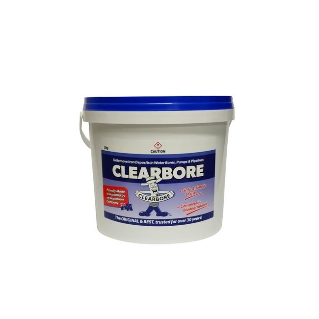 Clearbore 5kg Water Bore & Pump Cleaner CLE-CLEARBORE5KG