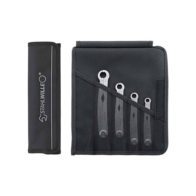 Stahlwille 4PC 8-14mm FastRatch Ratchet Spanner Set SW240/4