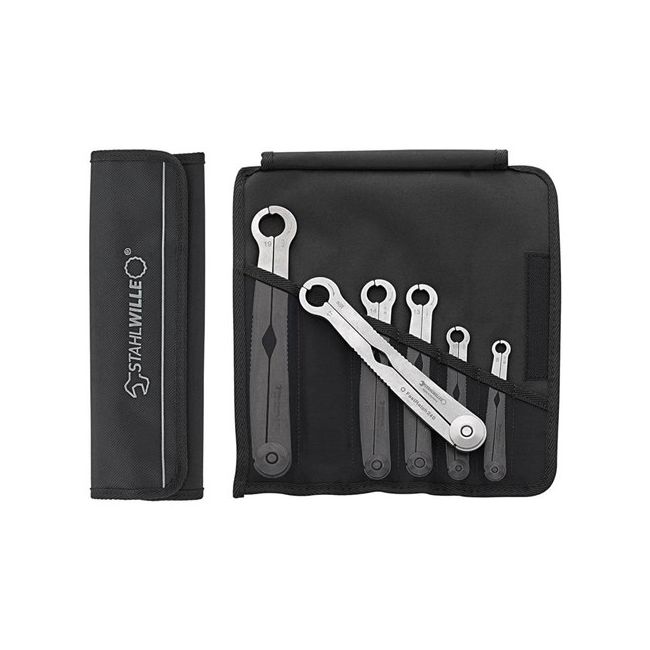 Stahlwille 6-Piece 8-19mm FastRatch Ratchet Spanner Set 96411006