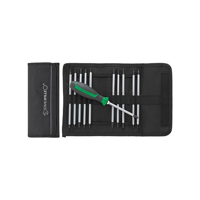 Stahlwille 11-Piece/22 Tips Reversible Screwdriver Set 811822