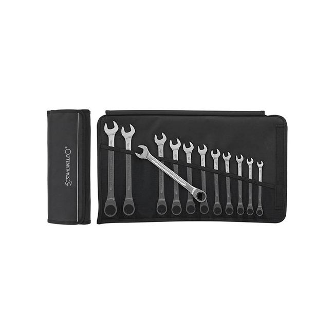 Stahlwille 12-Piece 8-19mm Combination Ratcheting Spanner Set 96401712