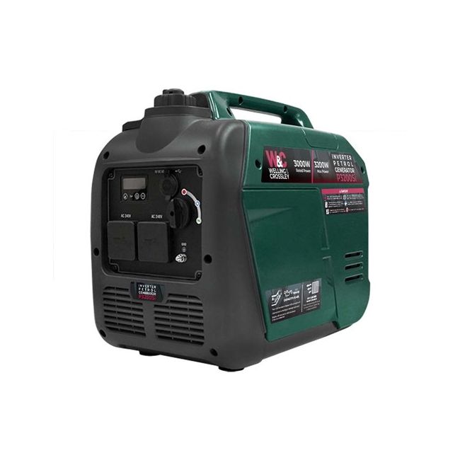 Welling & Crossley 3,200W Smart Silent Inverter Petrol Generator WC-P3200SI