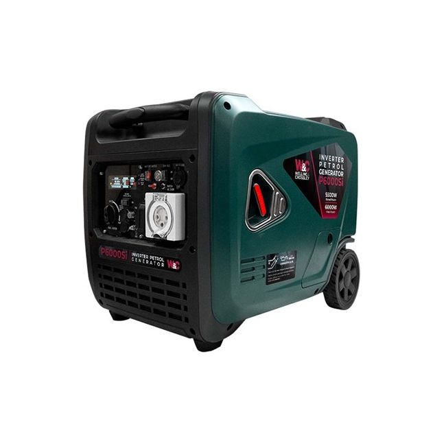 Welling & Crossley 6,000W Smart Silent Inverter Petrol Generator with E-Start WC-P6000SI