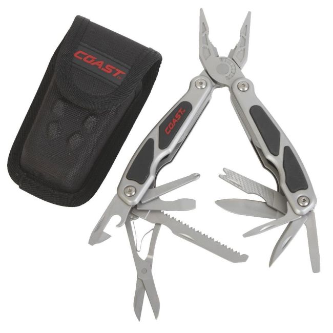 Coast Multi Tool 160mm Pliers Pocket Knife Blade LED LED140