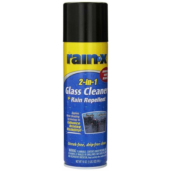 Rain-X 2-in-1 Glass Cleaner W/Rain Repellent Aerosol 5080233