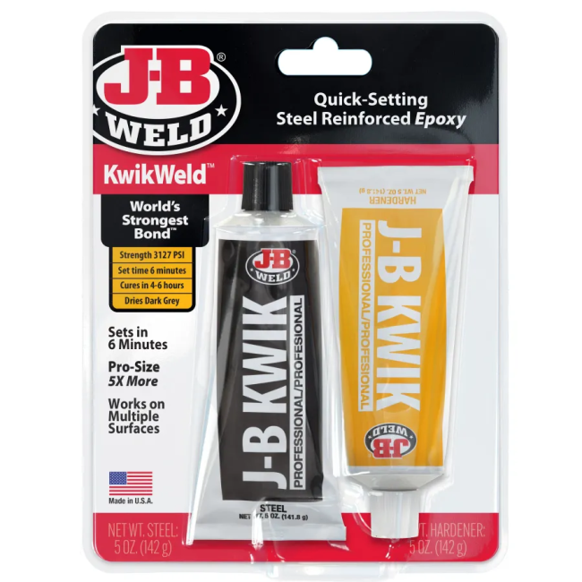 JB Weld KwikWeld 10OZ Steel Reinforced Epoxy 8271