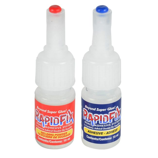Rapid Fix Adhesive System 2x 10ml Dual Welding Powder Quick Drying 6121705