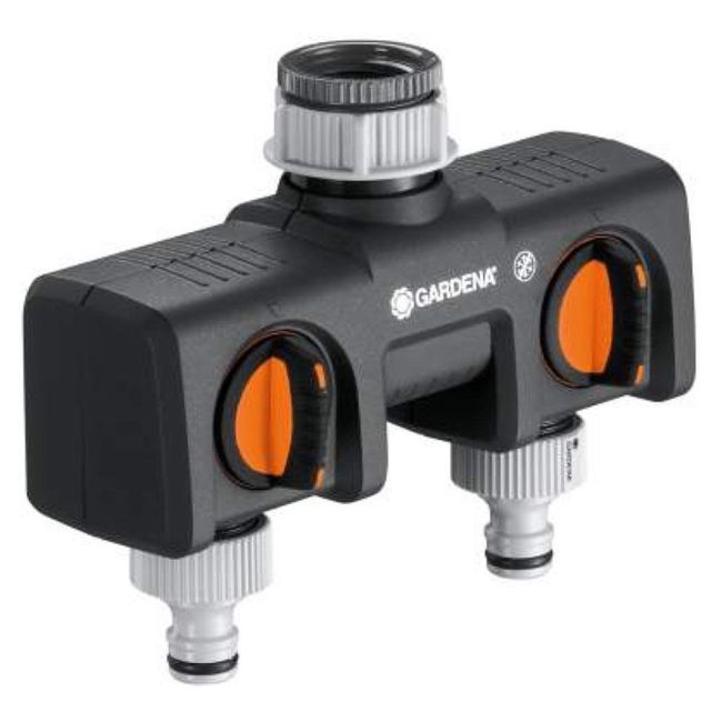Gardena Twin-Tap Connector ADJUSTABLE 8193-20