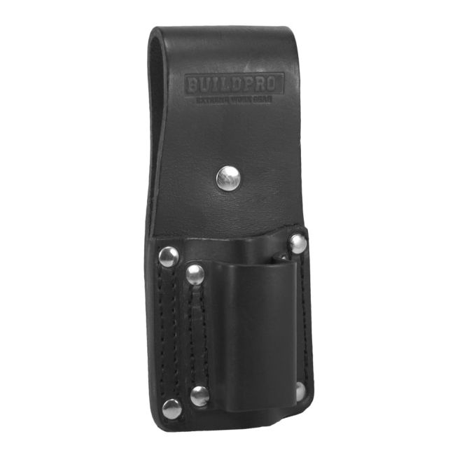 BuildPro Double Shifter Pouch Leather Heavy Duty Stitching Frog LBFMDS