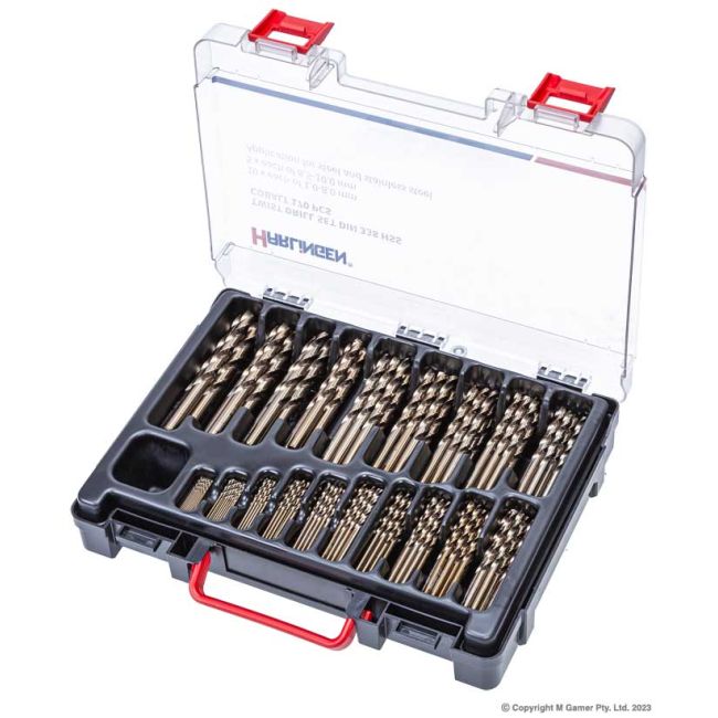 Harlingen 170 Piece Cobalt/HSS Twist Drill Set H-11-275-003