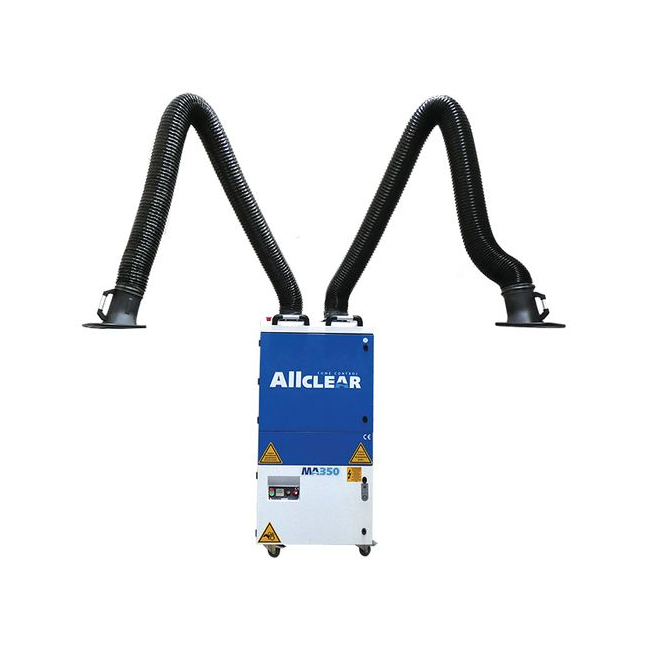 Weldclass ALLCLEAR MA350 AUTO 3PH/415V with Twin 3m Arms 91350AMA3