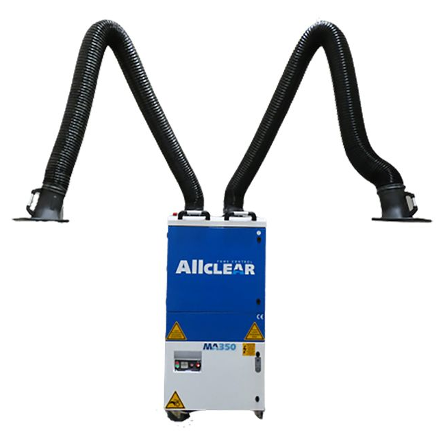 Weldclass ALLCLEAR MA350 3PH/415V with Twin 3m Arms 91350MA3