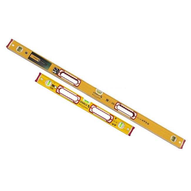 Stabila 2 Piece 1200mm/600mm Box Frame Trade Level Set 18193 