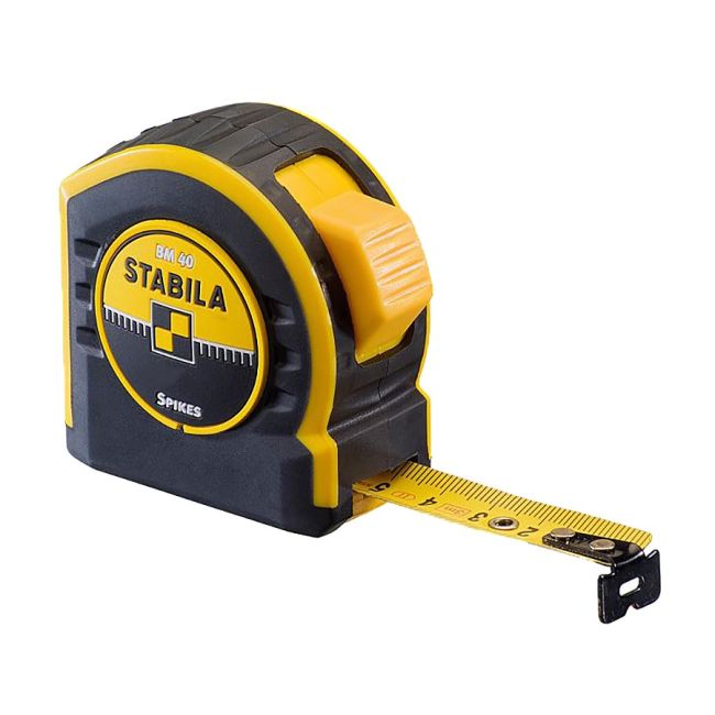 Stabila 17747 Tape Measure 10m x 27mm Spikes BM40 17747