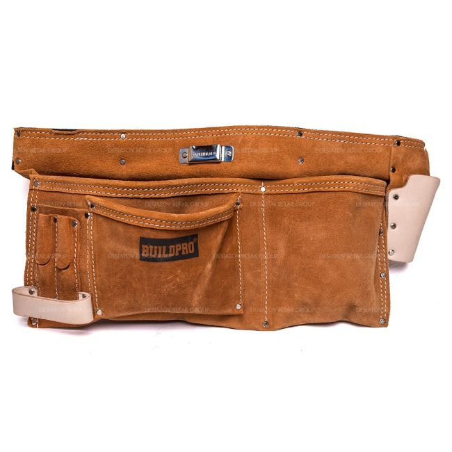 BuildPro Tool Belt Apron 6 Pocket SPLIT LEATHER LWTASPLEC