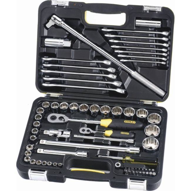 Stanley 68Pc Tool Kit Blowmould Case Metric 95-938