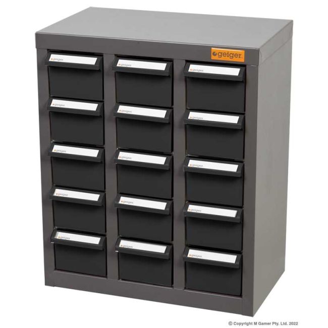 Geiger 15 Drawer A8 Parts Cabinet A8315