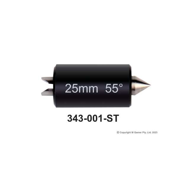 Accud 75mm 55° Standard for Screw Thread Micrometer AC-343-003-ST