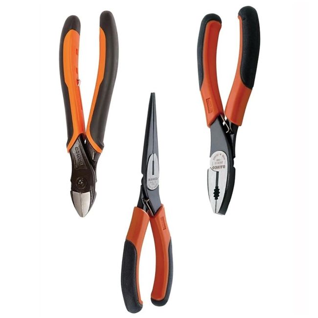 Bahco ERGO 3 Piece All Rounder Pliers Set 9897G/3-XE
