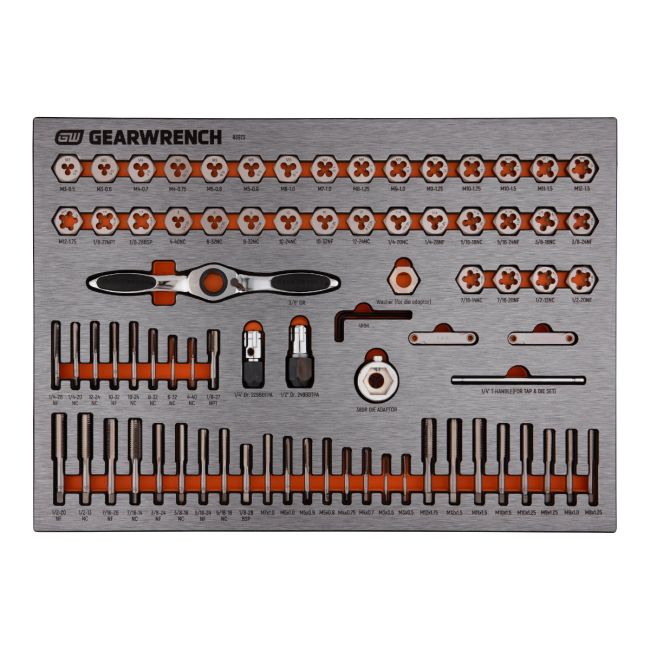 Gearwrench 77PC Metric & SAE Tap & Die Set 83973