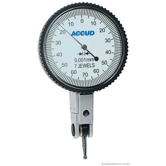 Accud 0.2 mm Ten Thousandth Dial Test Indicator AC-261-002-01