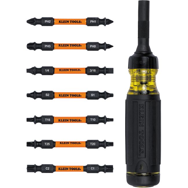 Klein 15In1 Impact Rated Ratcheting S/Driver A-32315HD
