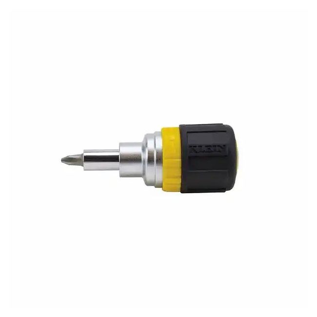 Klein 2xsl,2xph,2xnut, Stubby Ratchet Screwdriver Set - 6 Piece A-32593