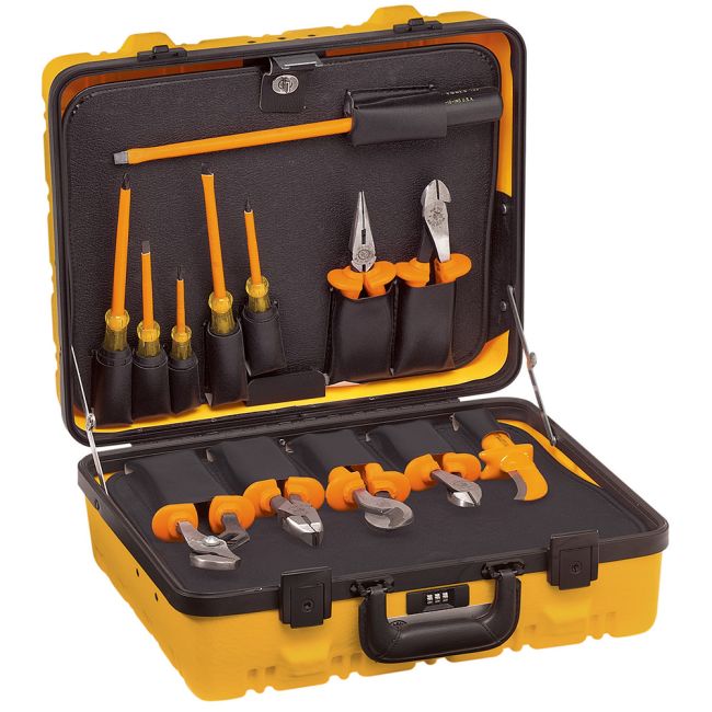 Klein 1K Ins Utility Tool Kit Hard Case 13Pc A-33525