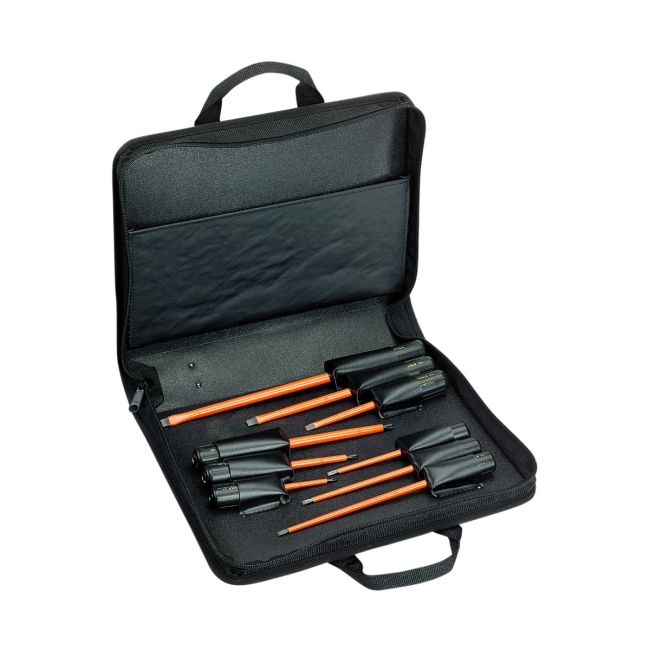 Klein Screwdriver Set 1000V Insulated Slotted and Phillips 9-Piece A-33528