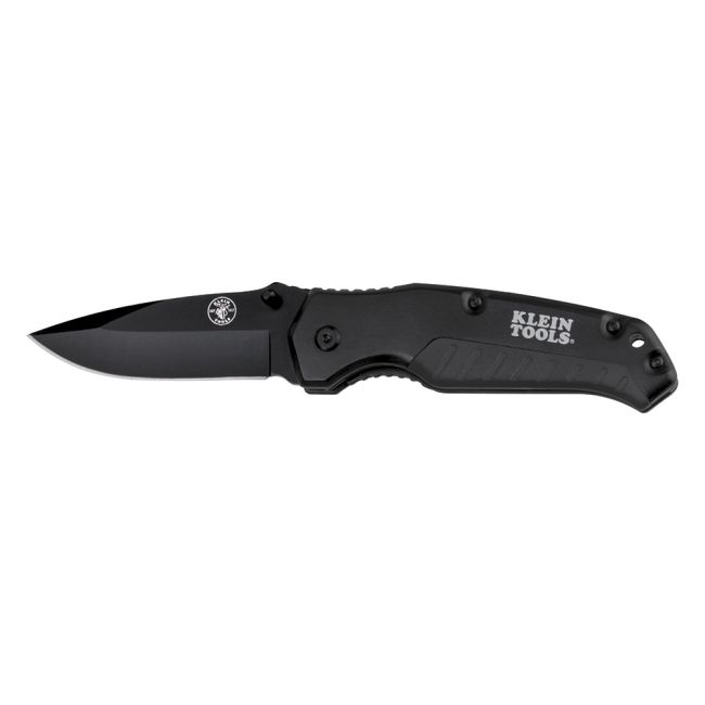 Klein Pocket Knife Black Drop Point Blade A-44220