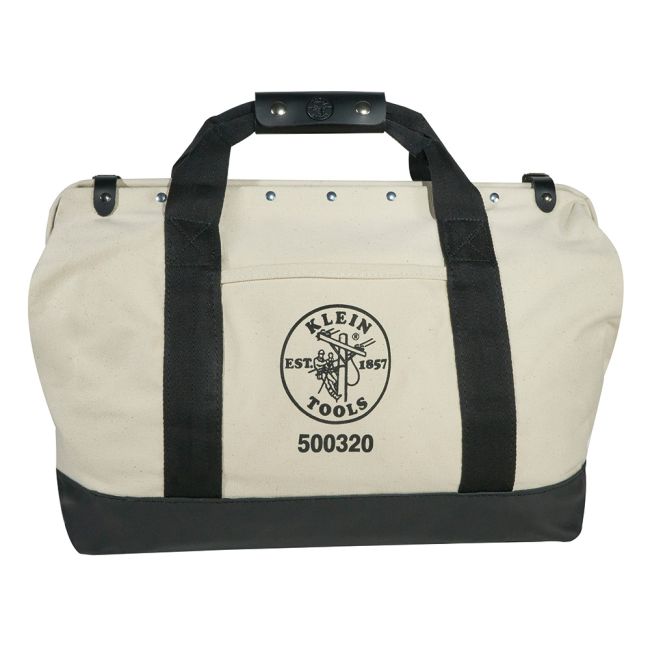 Klein 508Mm Pocket Canvas Tool Bag With Leath A-5003-20