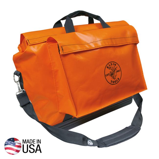 Klein Lrg Orange Vinyl Tool Bag A-5181ORA