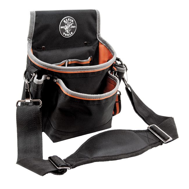 Klein 15 Pocket Tool Pouch W/Shoulder Strap A-5243