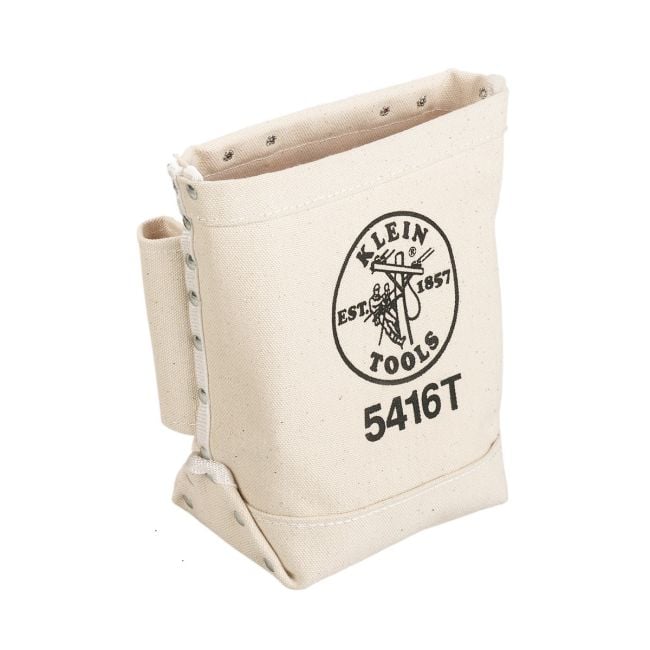 Klein Tool Bag Bull-Pin and Bolt Bag Tunnel Loop Canvas A-5416T